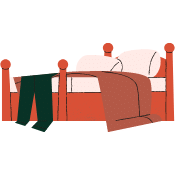 Bed & Nightstand Tray: ADHD Hacks for Adults